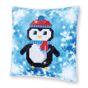 DIAMOND DOTZ Kissen Christmas Penguin Pillow 18x18 cm 2St DDP2-023 4897073242262  