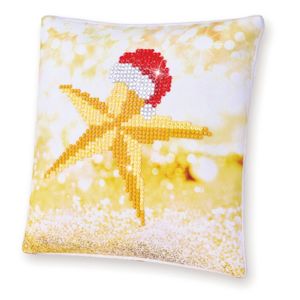 DIAMOND DOTZ Kissen Christmas Star Pillow 18x18 cm 2St DDP2-035 4897073242347  
