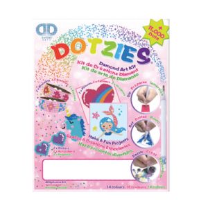 DIAMOND DOTZ DOTZIES Diamond Art Kit pink 2St DTZ10-001 4897073245331  