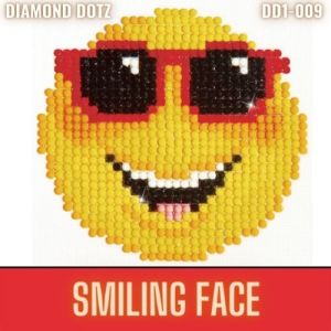DIAMOND DOTZ Smiling Face 10.2 x 10.2 cm 3St DD1-009 4897073240367  