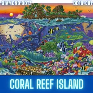DIAMOND DOTZ Coral Reef Island 132x65 cm 1St DD18-001 4895225915323  