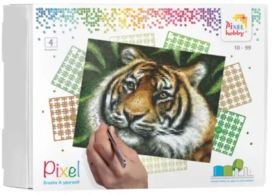Pixel Tiger 25,4x20,3 cm 1 St