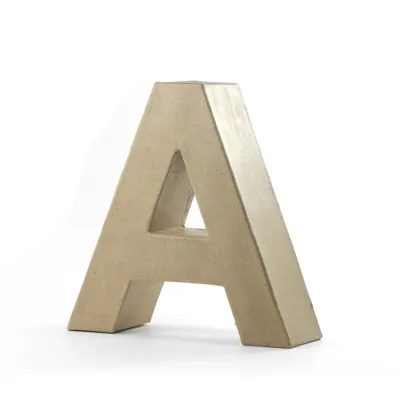 Papp-Buchstabe A, 17,5 × 5,5 cm