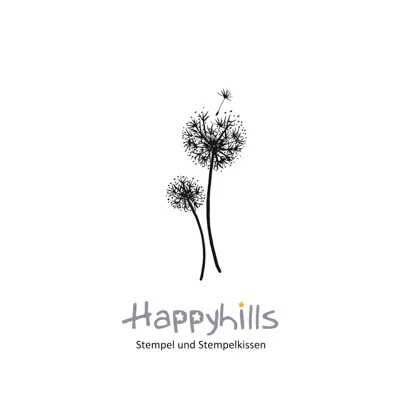 Stempel Pusteblume 2,3x5,4 cm Happyhills Stempel