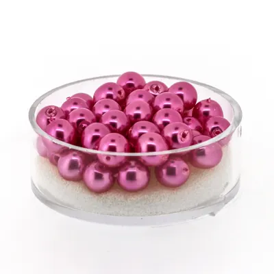 Wachs-Glasperle pink 6 mm