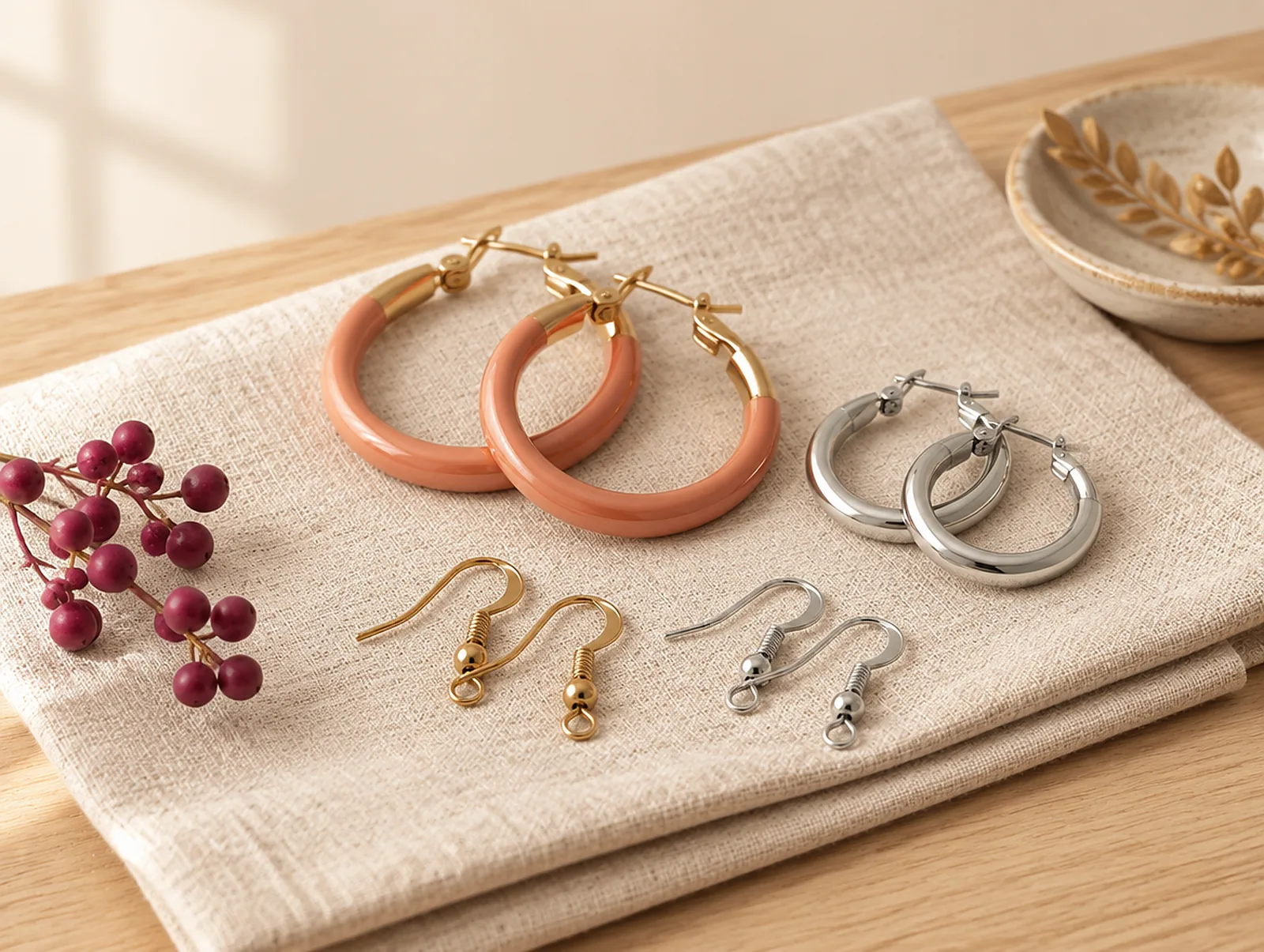 KI-generiertes Bild: Ohrschmuck