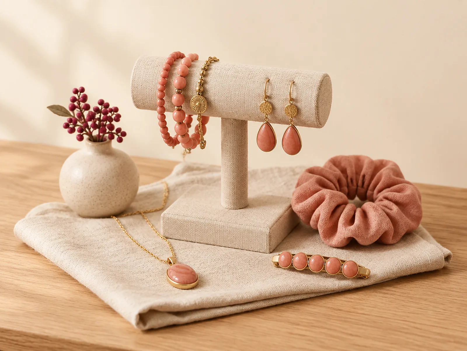 KI-generiertes Bild: Fertigschmuck und Accessoires