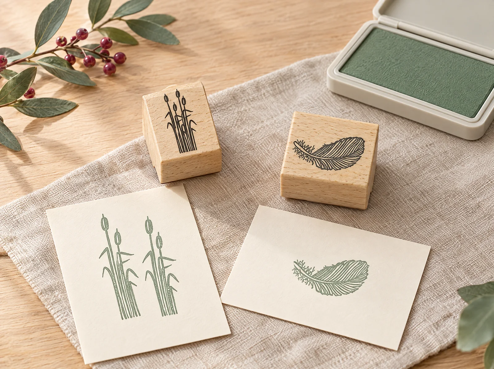 KI-generiertes Bild: Motiv Stempel