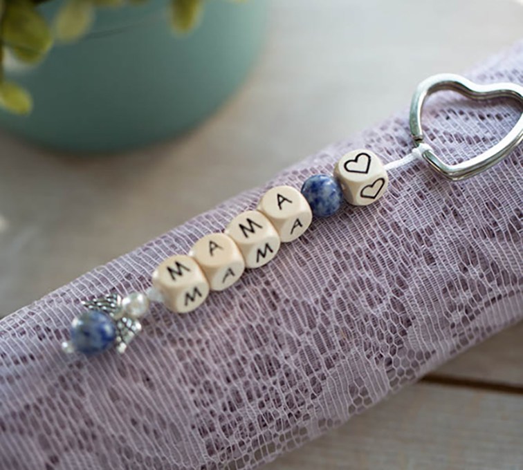 Mama Armband Schutzengel Perlen Muttertaggeschenk